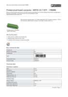Datasheet for Phoenix Contact 1786886, EAN: 4017918042844