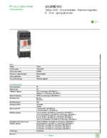 Datasheet for Schneider Electric GV2ME163, EAN: 3389110346466
