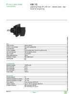 Datasheet for Schneider Electric KBC1S, EAN: 3389110483246