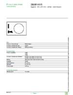 Datasheet for Schneider Electric ZB2BY4935, EAN: 3389110645699