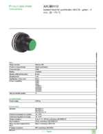 Datasheet for Schneider Electric XACB9113, EAN: 3389110640847