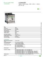Datasheet for Schneider Electric CA2KN22D7, EAN: 3389110481259 Datasheet for Schneider Electric CA2KN22D7, EAN: 3389110481259