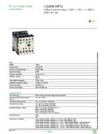 Datasheet for Schneider Electric CA2KN31P72, EAN: 3389110341522 Datasheet for Schneider Electric CA2KN31P72, EAN: 3389110341522