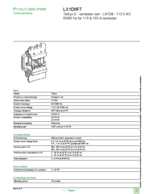 Datasheet for Schneider Electric LX1D8F7, EAN: 3389110864755 Datasheet for Schneider Electric LX1D8F7, EAN: 3389110864755