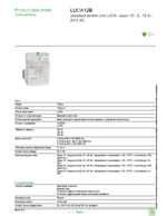 Datasheet for Schneider Electric LUCA12B, EAN: 3389110363913