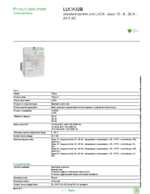 Datasheet for Schneider Electric LUCA32B, EAN: 3389110363937 Datasheet for Schneider Electric LUCA32B, EAN: 3389110363937