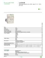 Datasheet for Schneider Electric LUCB12B, EAN: 3389110364156