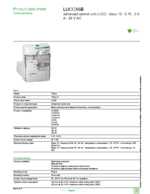 Datasheet for Schneider Electric LUCCX6B, EAN: 3389110364538 Datasheet for Schneider Electric LUCCX6B, EAN: 3389110364538