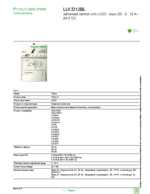 Datasheet for Schneider Electric LUCD12BL, EAN: 3389110364828 Datasheet for Schneider Electric LUCD12BL, EAN: 3389110364828