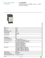 Datasheet for Schneider Electric LC1D093P7, EAN: 3389110802351 Datasheet for Schneider Electric LC1D093P7, EAN: 3389110802351