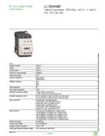 Datasheet for Schneider Electric LC1D096B7, EAN: 3389110802443