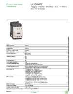 Datasheet for Schneider Electric LC1D096F7, EAN: 3389110802504 Datasheet for Schneider Electric LC1D096F7, EAN: 3389110802504