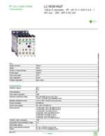 Datasheet for Schneider Electric LC1K0610U7, EAN: 3389110487695 Datasheet for Schneider Electric LC1K0610U7, EAN: 3389110487695