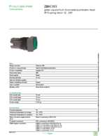 Datasheet for Schneider Electric ZB6CW3, EAN: 3389110775990