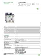 Datasheet for Schneider Electric LC1K09008F7, EAN: 3389110488845 Datasheet for Schneider Electric LC1K09008F7, EAN: 3389110488845