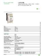Datasheet for Schneider Electric CAD323BL, EAN: 3389110820669 Datasheet for Schneider Electric CAD323BL, EAN: 3389110820669