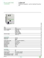 Datasheet for Schneider Electric LAD6K10F, EAN: 3389110842388 Datasheet for Schneider Electric LAD6K10F, EAN: 3389110842388