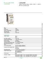 Datasheet for Schneider Electric CAD323E7, EAN: 3389110819540 Datasheet for Schneider Electric CAD323E7, EAN: 3389110819540