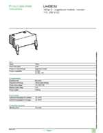 Datasheet for Schneider Electric LA4DE3U, EAN: 3389110233155