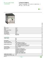 Datasheet for Schneider Electric LP4K09105BW3, EAN: 3389110500523 Datasheet for Schneider Electric LP4K09105BW3, EAN: 3389110500523