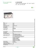 Datasheet for Schneider Electric LC2K0901B7, EAN: 3389110429398 Datasheet for Schneider Electric LC2K0901B7, EAN: 3389110429398