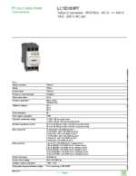 Datasheet for Schneider Electric LC1D183P7, EAN: 3389110803785 Datasheet for Schneider Electric LC1D183P7, EAN: 3389110803785