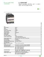 Datasheet for Schneider Electric LC1D80004B7, EAN: 3389110074130