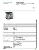 Datasheet for Schneider Electric LP1K09105BD, EAN: 3389110496550 Datasheet for Schneider Electric LP1K09105BD, EAN: 3389110496550