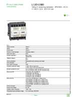 Datasheet for Schneider Electric LC2D123BD, EAN: 3389110711189 Datasheet for Schneider Electric LC2D123BD, EAN: 3389110711189