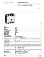 Datasheet for Schneider Electric LC1D1150046P7, EAN: 3389110057041 Datasheet for Schneider Electric LC1D1150046P7, EAN: 3389110057041