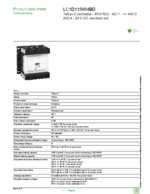 Datasheet for Schneider Electric LC1D115004BD, EAN: 3389110857245 Datasheet for Schneider Electric LC1D115004BD, EAN: 3389110857245