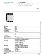 Datasheet for Schneider Electric LC1D1506F7, EAN: 3389110499162 Datasheet for Schneider Electric LC1D1506F7, EAN: 3389110499162