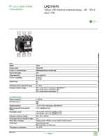 Datasheet for Schneider Electric LRD33676, EAN: 3389110522167 Datasheet for Schneider Electric LRD33676, EAN: 3389110522167