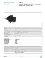 Datasheet for Schneider Electric KBA1S, EAN: 3389110483147