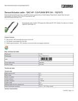 Datasheet for Phoenix Contact 1521973, EAN: 4017918968922 Datasheet for Phoenix Contact 1521973, EAN: 4017918968922