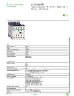 Datasheet for Schneider Electric LC1K1201E7, EAN: 3389110858808