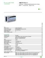 Datasheet for Schneider Electric ABE7R16S111, EAN: 3389110545272