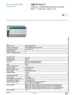 Datasheet for Schneider Electric ABE7R16S210, EAN: 3389110545289