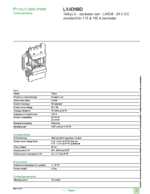 Datasheet for Schneider Electric LX4D8BD, EAN: 3389110805116 Datasheet for Schneider Electric LX4D8BD, EAN: 3389110805116