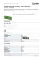 Datasheet for Phoenix Contact 1832439, EAN: 4017918121822