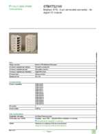 Datasheet for Schneider Electric STBXTS2100, EAN: 3595862053617