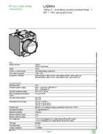 Datasheet for Schneider Electric LADR03, EAN: 3389110821642 Datasheet for Schneider Electric LADR03, EAN: 3389110821642