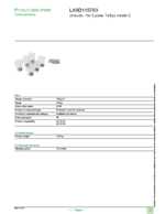 Datasheet for Schneider Electric LA9D115703, EAN: 3389110078411 Datasheet for Schneider Electric LA9D115703, EAN: 3389110078411