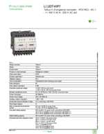Datasheet for Schneider Electric LC2DT40P7, EAN: 3389110246988 Datasheet for Schneider Electric LC2DT40P7, EAN: 3389110246988
