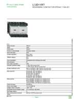 Datasheet for Schneider Electric LC2D115F7, EAN: 3389110531183 Datasheet for Schneider Electric LC2D115F7, EAN: 3389110531183