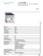Datasheet for Schneider Electric LC1K06105B7, EAN: 3389110487749 Datasheet for Schneider Electric LC1K06105B7, EAN: 3389110487749