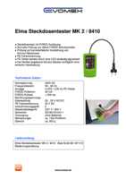 Datasheet for Elma 8410, EAN: 5706445140350 Datasheet for Elma 8410, EAN: 5706445140350