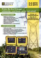 Datasheet for Chauvin Arnoux P01299930