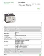 Datasheet for Schneider Electric LC2D38B7, EAN: 3389110391640