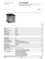 Datasheet for Schneider Electric LP1K090085BD, EAN: 3389110495980 Datasheet for Schneider Electric LP1K090085BD, EAN: 3389110495980